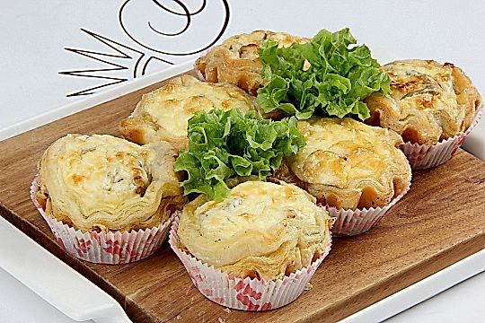 Тартинка с курицей и грибами 1/45 гр