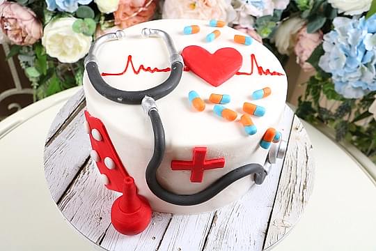 Торт № 1722 Праздничный, тема Медицина