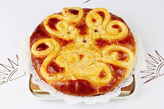 Пирог с грибами