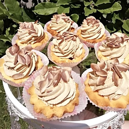 Пирожное № 1 Корзиночка кофейно-творожная 1/50 г