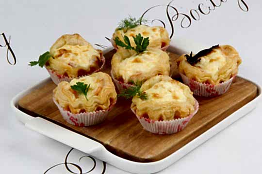 Тартинка с семгой 1/45 гр