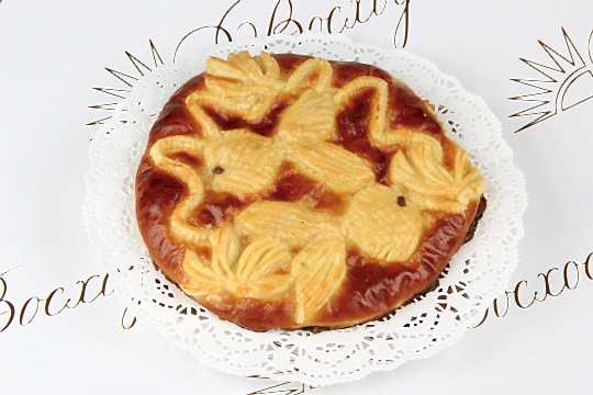 Пирог с рыбой, капустой