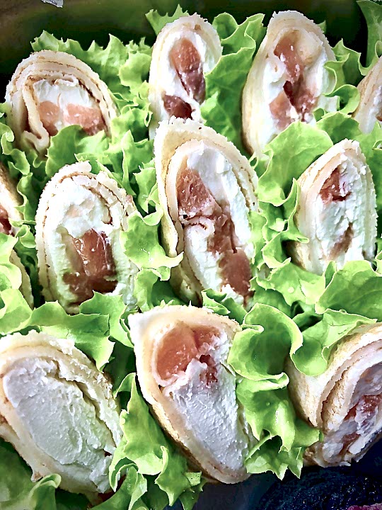 Блинчики с сёмгой