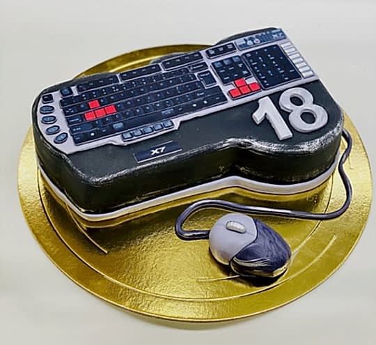 № 433 Торт "Праздничный" декор Компьютер